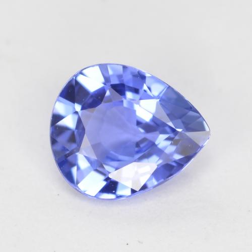 Electric Blue Сапфир Камень - 0.6ct Фасетная Груша (ID: 553740)