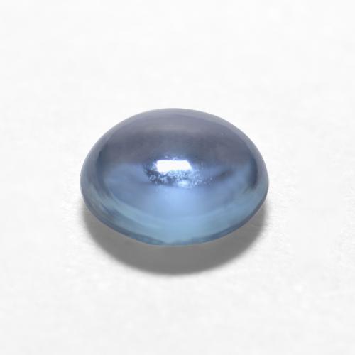 浅蓝色 蓝宝石 Gem - 0.6ct 圆形凸面型 (ID: 554101)