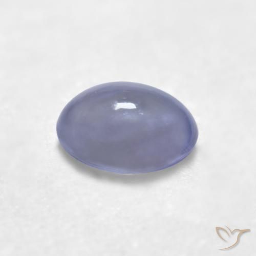 0,58 ct ovaler blauer Saphir aus Tansania, Größe 5,5 x 4,8mm, natürlicher Edelstein, Transparent Reinheit, 1 Stück ovaler Saphir, Mohs-Härte von 9 Geeignet für den täglichen Gebrauch im Schmuck , Besitzt große Brillanz, Photo A