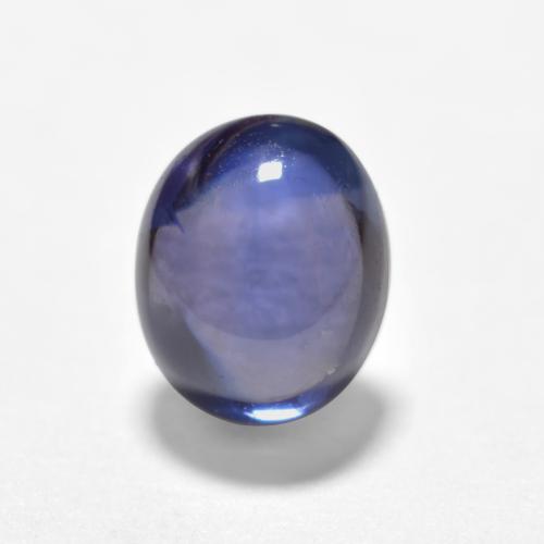 Midnight Blue Sapphire Gem - 0.6ct Oval Cabochon (ID: 554168)