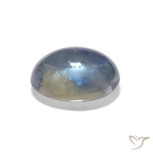 Sapphire Gemstone in 5.5 x 4.4 mm Size for Sale, Sapphire Stone in Navy Blue Color