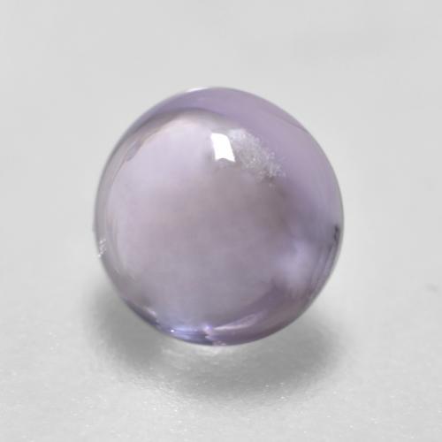 Light Grayish Violet Sapphire Gem - 0.8ct Round Cabochon (ID: 554474)