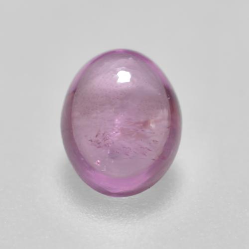 Very Light Pink Sapphire Gem - 0.7ct Oval Cabochon (ID: 554478)