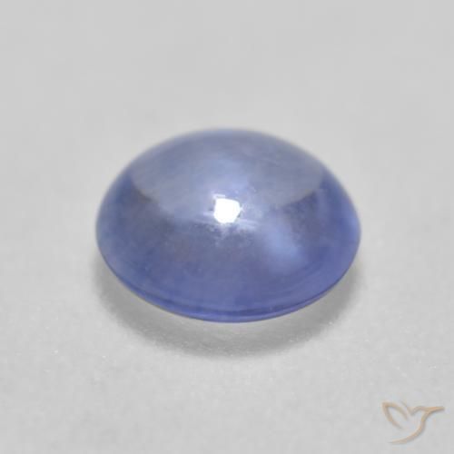 Medium Violet Sapphire Gem - 0.6ct Round Cabochon (ID: 554481)
