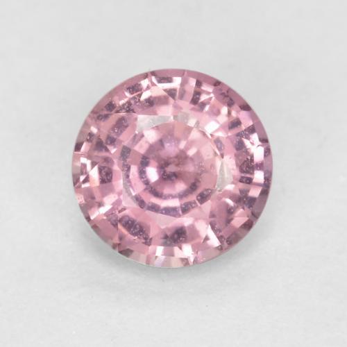 Bubblegum Pink Sapphire Gem - 0.5ct Round Facet (ID: 554651)