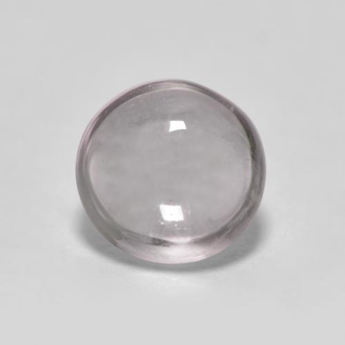 Very Light Pink Saphir Edelstein - 0.6ct Rund Cabochon (ID: 555575)