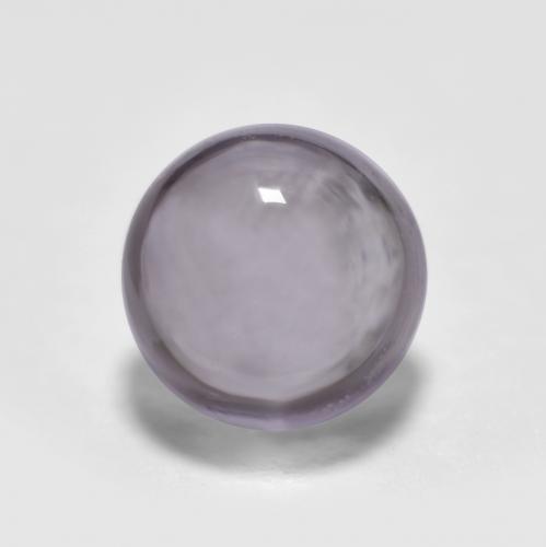 Rosado púrpura muy claro Zafiro Gema - 0.6ct Cabujón Redondo (ID: 555577)