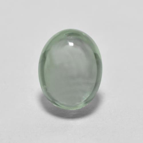 Голубовато-зеленый Сапфир Камень - 0.5ct Овал Кабошон (ID: 555581)