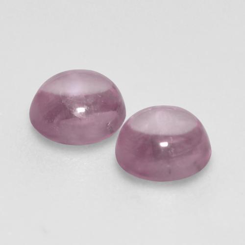 Medium Purple Sapphire Gem - 0.2ct Round Cabochon (ID: 556182)