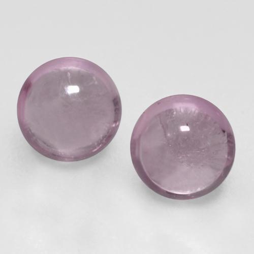 Medium Purple Sapphire Gem - 0.2ct Round Cabochon (ID: 556183)
