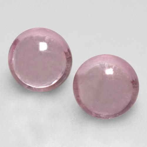 Royal Purple Pink Сапфир Камень - 0.3ct Круглый Кабошон (ID: 556188)
