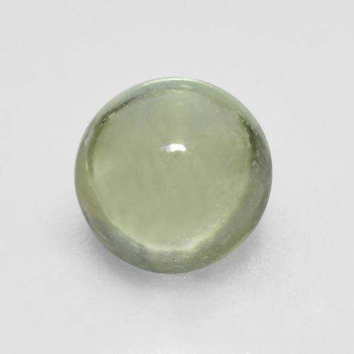 Warm Green Сапфир Камень - 0.5ct Круглый Кабошон (ID: 556191)