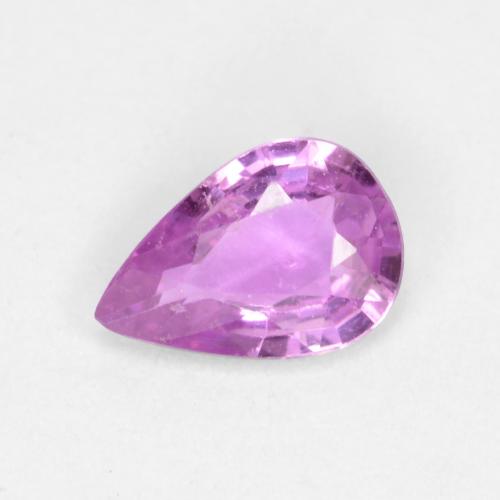 Púrpura rosáceo intenso Zafiro Gema - 0.4ct Corte en forma de pera (ID: 556601)