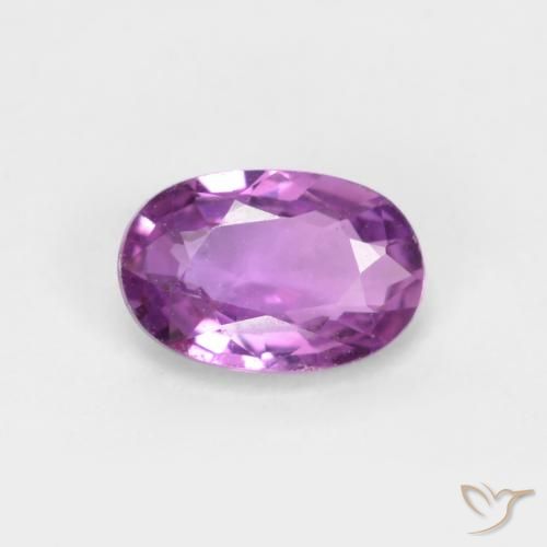 0.45ct Natural Electric Purple Sapphire, Oval, VS