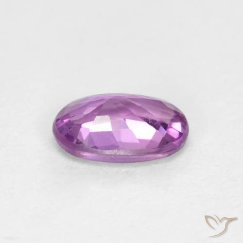 Sapphire Gemstone in 5.7 x 3.8 mm Size for Sale, Sapphire Stone in Electric Purple Color