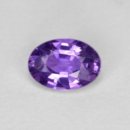 Violeta oscuro Zafiro Gema - 0.5ct Forma ovalada (ID: 556720)