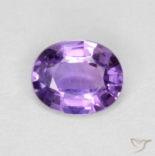 0.40ct Natural Medium Violet Sapphire, Oval, VVS-VS