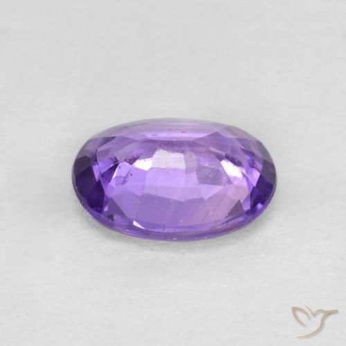 Sapphire Gemstone in 5 x 4 mm (calibrated) Size for Sale, Sapphire Stone in Medium Violet Color