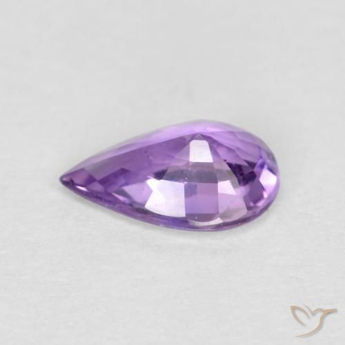 Sapphire Gemstone in 6 x 4 mm (calibrated) Size for Sale, Sapphire Stone in Medium Purplish Violet Color