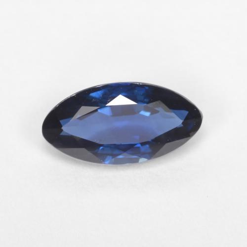 Azul oscuro Zafiro Gema - 0.5ct Forma marquesa (ID: 557230)