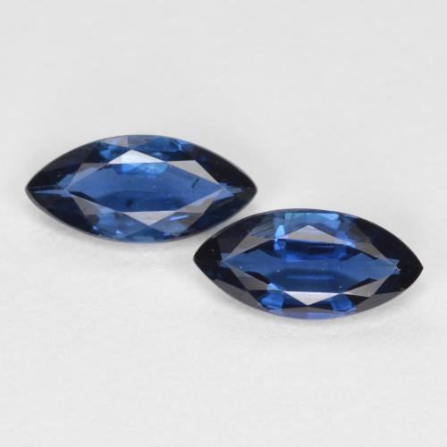 Royal Blue Sapphire Gem - 0.4ct Marquise Facet (ID: 557243)