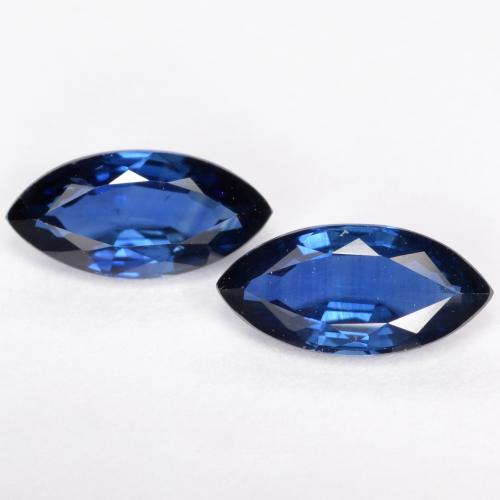 Navy Blue Saphir Edelstein - 0.5ct Marquiseschliff (ID: 557247)
