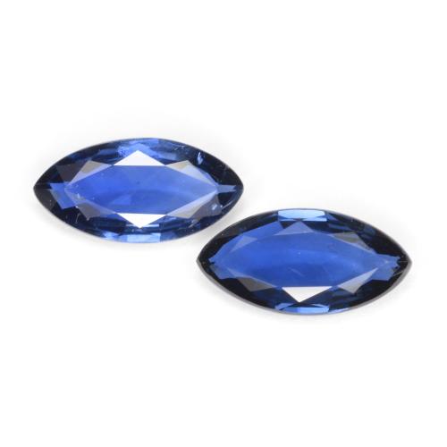 Bleu royal Saphir gemme - 0.4ct Marquise facette (ID: 557251)