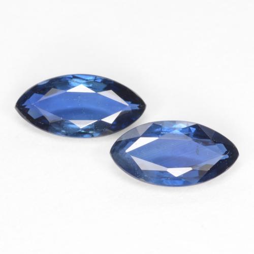 Azul marino Zafiro Gema - 0.4ct Forma marquesa (ID: 557253)