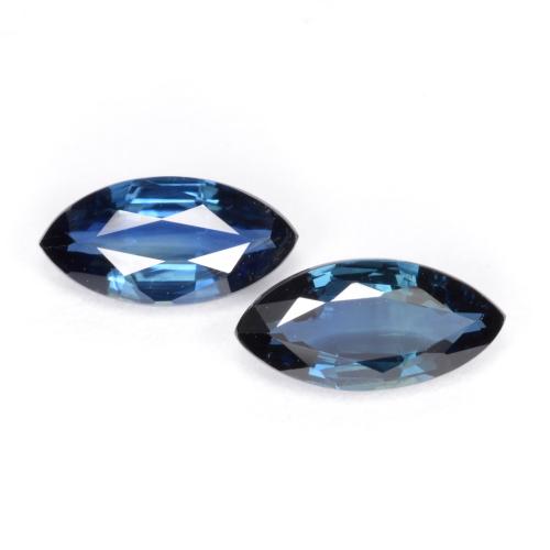 Navy Blue Saphir Edelstein - 0.5ct Marquiseschliff (ID: 557254)