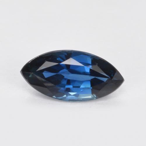 Azul marino Zafiro Gema - 0.6ct Forma marquesa (ID: 557595)