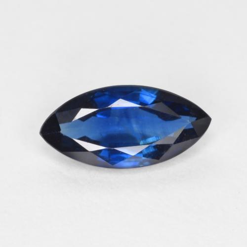 Navy Blue Zaffiro Gem - 0.5ct Marquise sfaccettato (ID: 557599)