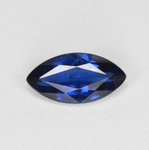 dunkelblau Saphir Edelstein - 0.4ct Marquiseschliff (ID: 557602)
