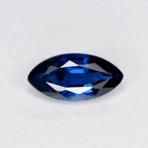 Navy Blue Zaffiro Gem - 0.5ct Marquise sfaccettato (ID: 557603)