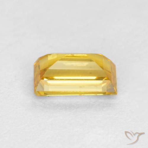 Sapphire Gemstone in 5 x 3 mm (calibrated) Size for Sale, Sapphire Stone in Golden Color