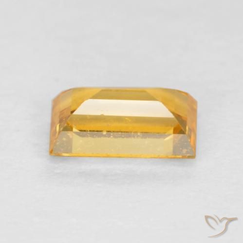 Sapphire Gemstone in 5 x 3 mm (calibrated) Size for Sale, Sapphire Stone in Golden Orange Color