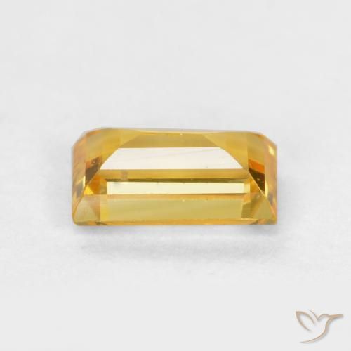 Sapphire Gemstone in 5 x 3 mm (calibrated) Size for Sale, Sapphire Stone in Golden Color