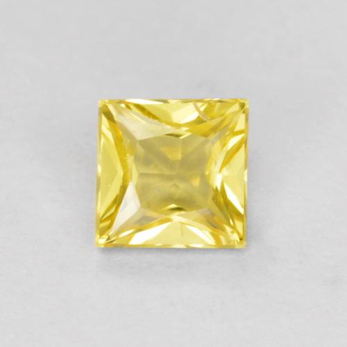 Amarillo toscana Zafiro Gema - 0.4ct Corte Princesa (ID: 558330)