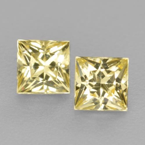 Tuscany Yellow Sapphire Gem - 0.2ct Princess-Cut (ID: 559433)