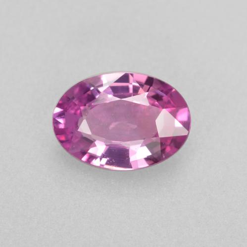 Pinkish Purple Sapphire Gem - 0.5ct Oval Facet (ID: 559876)