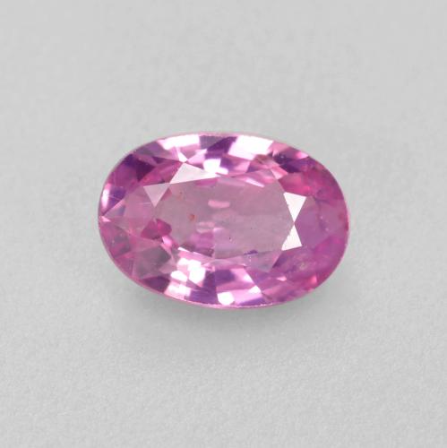 Темно-розовый Сапфир Камень - 0.5ct Фасетный Овал (ID: 559877)