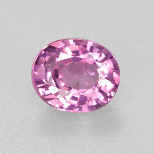 Medium Pink Сапфир Камень - 0.7ct Фасетный Овал (ID: 559878)