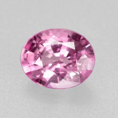 Intense Pink Sapphire Gem - 0.5ct Oval Facet (ID: 559883)