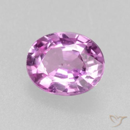 Saphir Violet oval facet 0,45 ct de Tanzanie, dimension 5,1 x 4,1mm, pierre gemme naturelle Chauffé, pureté VS, 1 pièce Saphir de couleur Violet Rosâtre, dureté Mohs de 9 convient aux bijoux de tous les jours, pierre de sagesse, Pierre de naissance de septembre, Photo A