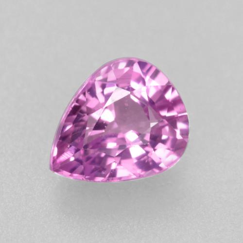 Púrpura claro medio Zafiro Gema - 0.4ct Corte en forma de pera (ID: 559887)