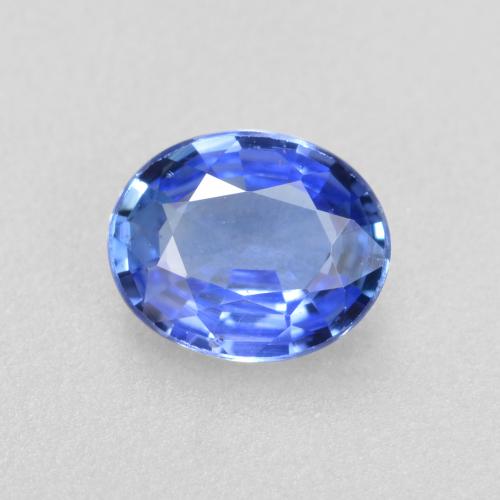 Baby Blue Сапфир Камень - 0.5ct Фасетный Овал (ID: 560094)