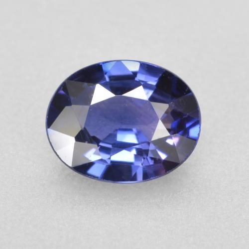 Midnight Blue Сапфир Камень - 0.4ct Фасетный Овал (ID: 560099)