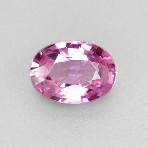 Intense Pink Сапфир Камень - 0.5ct Фасетный Овал (ID: 560101)