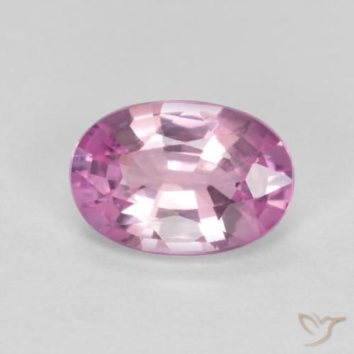 0.43ct Natural Very Light Grape Purple Sapphire, Oval, VS