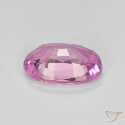 Sapphire Gemstone in 5.5 x 3.8 mm Size for Sale, Sapphire Stone in Very Light Grape Purple Color