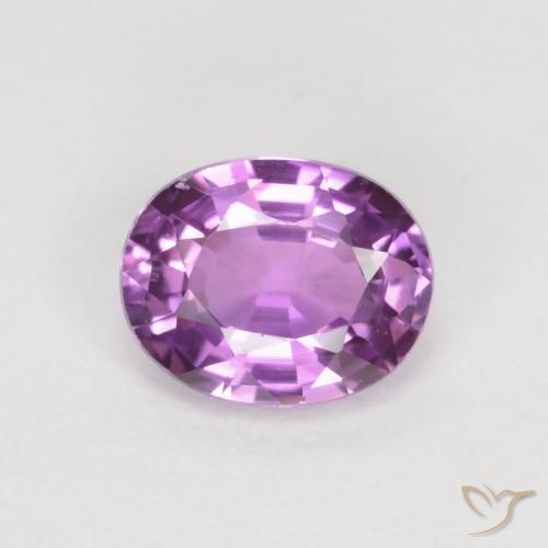 Medium Purple Сапфир Камень - 0.4ct Фасетный Овал (ID: 560366)